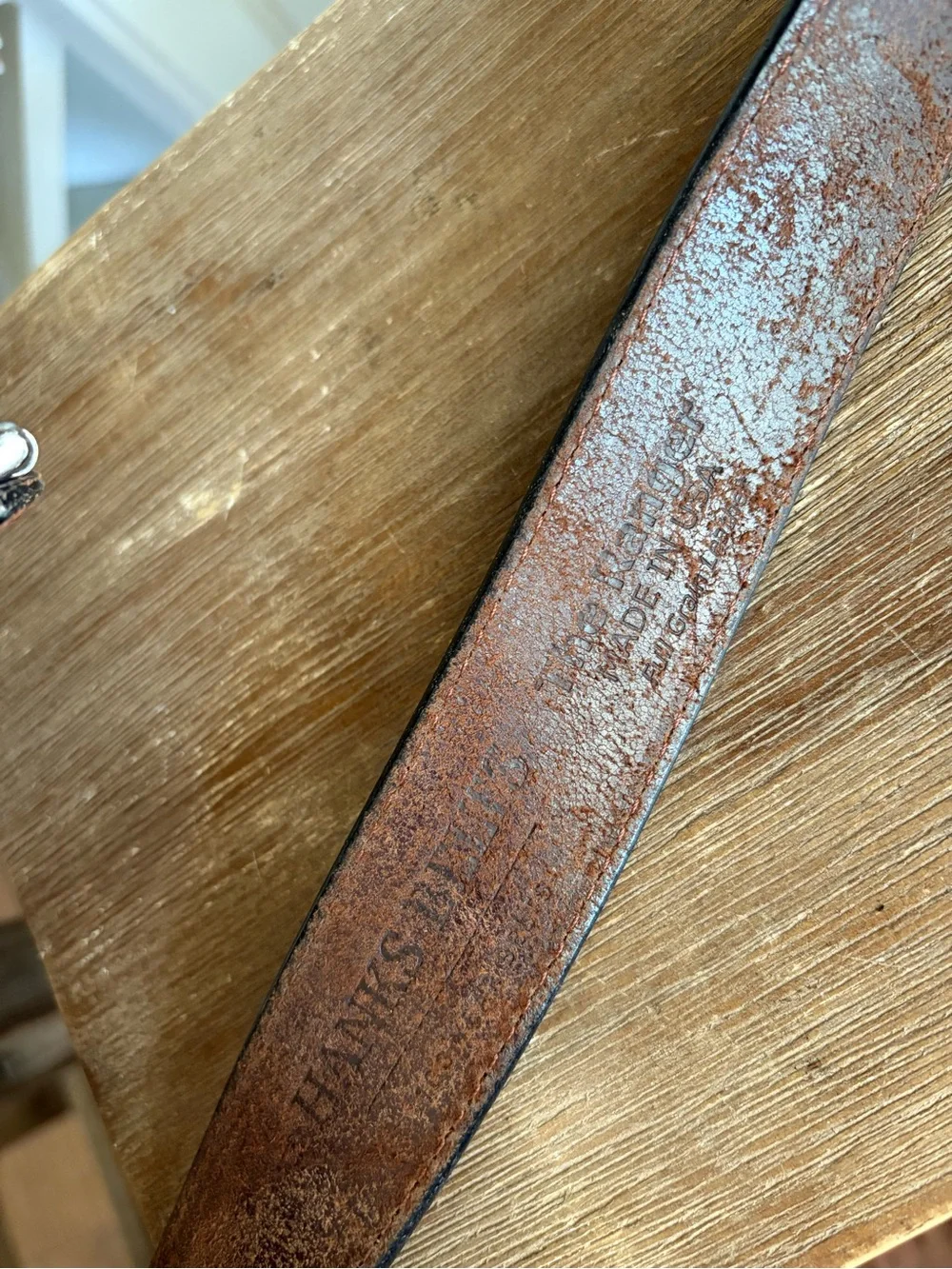 HANKS “THE RANGER” 1.5” Leather Belt / Ms-Sz 40